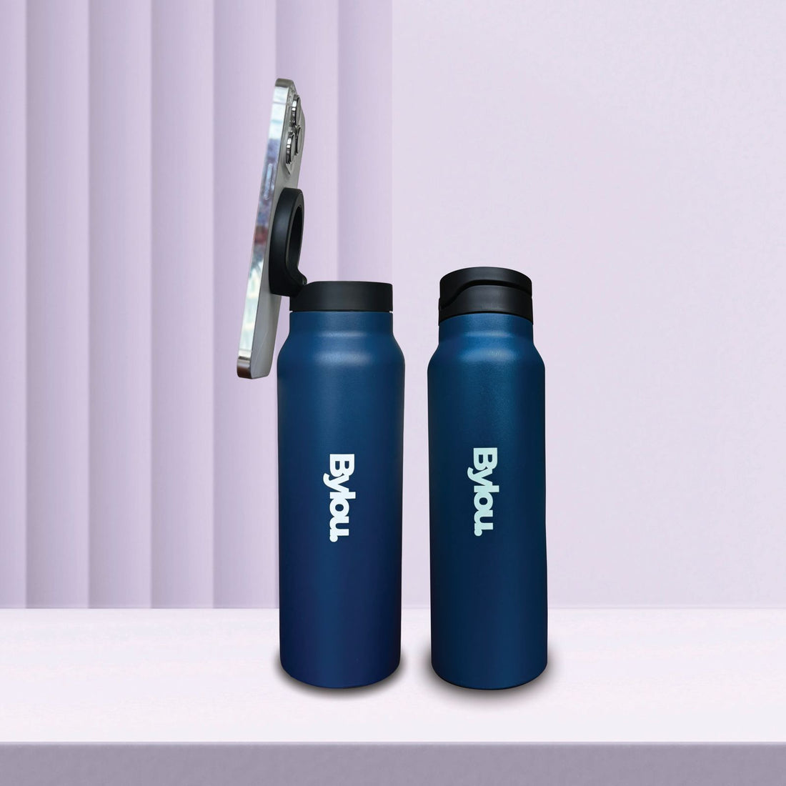 70% Off Big Sale  BYLOU Leak-Proof Stainless Steel Smart Water Bottle / COD