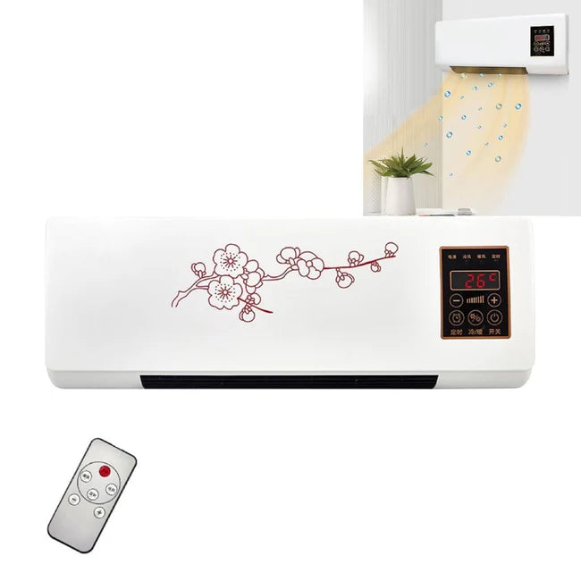 50% Off  Mini Air Cooling Heating Fan, Remote Control Included