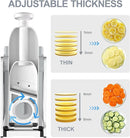 60% Off Today Upgraded Kitchen, Larger Food Port, Food Slicer, Potato Fryer, Adjustable