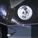 Proiettore HD Star con rotazione flessibile a 360° | Materiale ABS, alimentazione USB per effetti galassie in camera da letto, feste (nero)