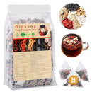 Ginseng Five Treasures Tea -  Energy & Wellness Herbal Tea for Men, Natural Caffeine-Free Korean Ginseng Tea with Goji Berry, Red Dates, Yam, Maca, Traditional Chinese Formula