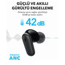 Powerful and Smart Noise Cancelling, Powerful Bass, 2-in-1 Case and Phone Stand, IP54, Bluetooth 5.4, Black