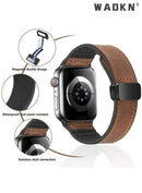 35% Off Magnetic Leather Watch Band Compatible with Apple Watch Band