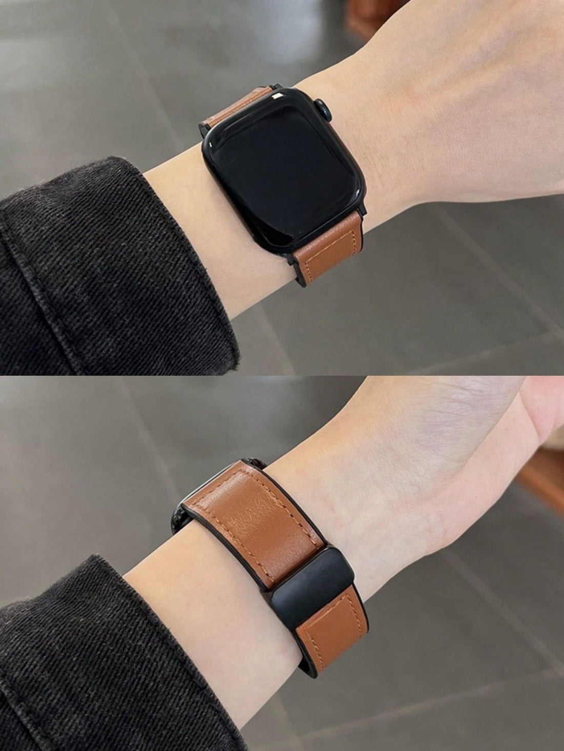35% Off Magnetic Leather Watch Band Compatible with Apple Watch Band