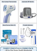 Complete Family Wellness Combo: 4-in-1 Home Health Monitoring Kit